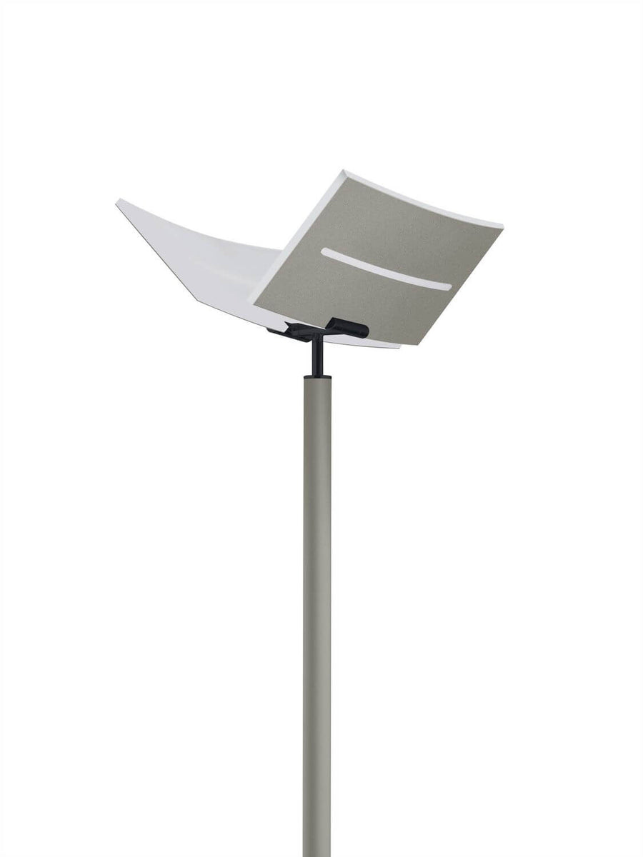 Lampadaire Evolo taupe, H 185 cm