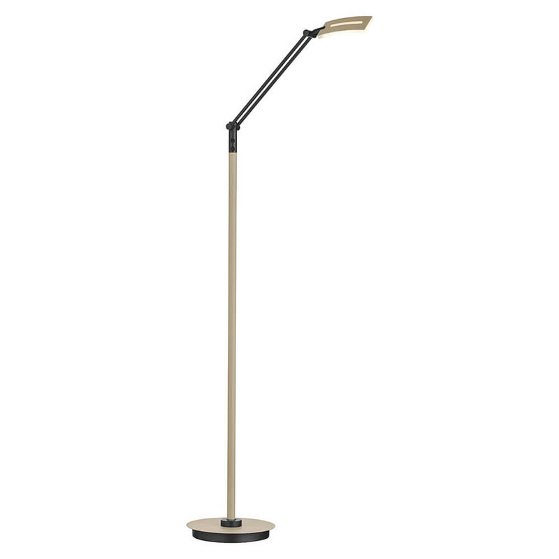 Lampadaire Evolo taupe, H 110 cm