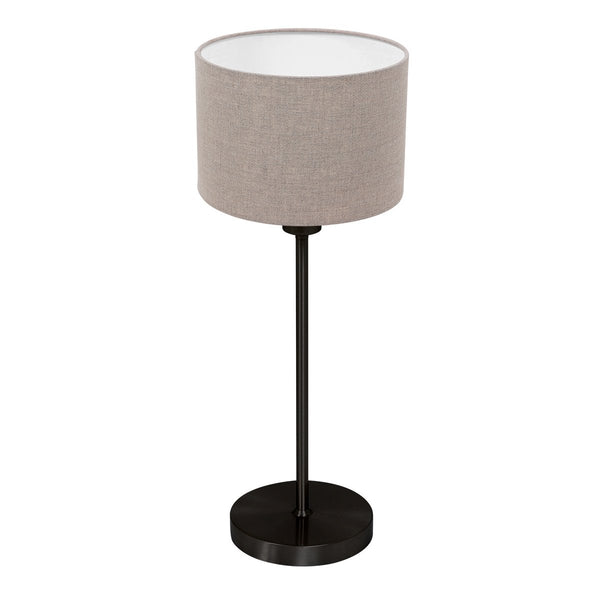 Noor black table lamp