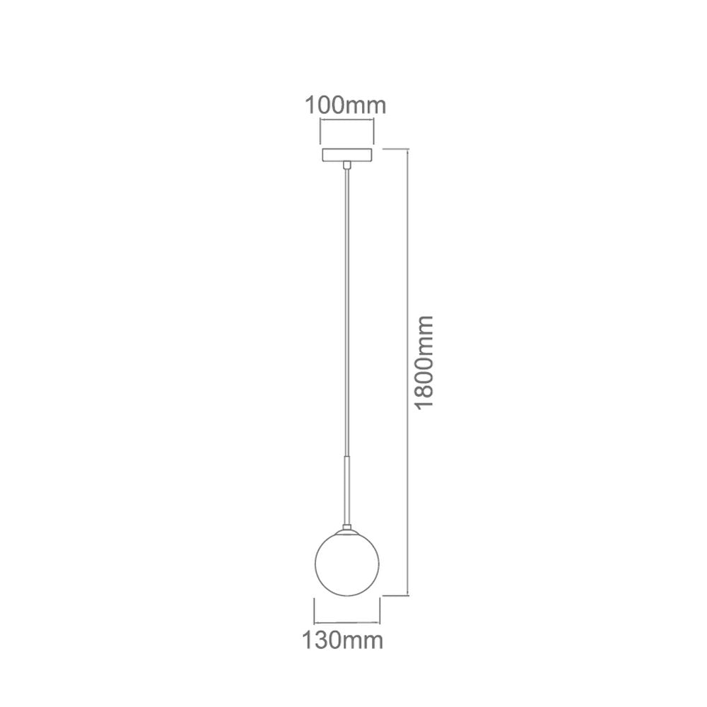 Suspension Bao I, verre