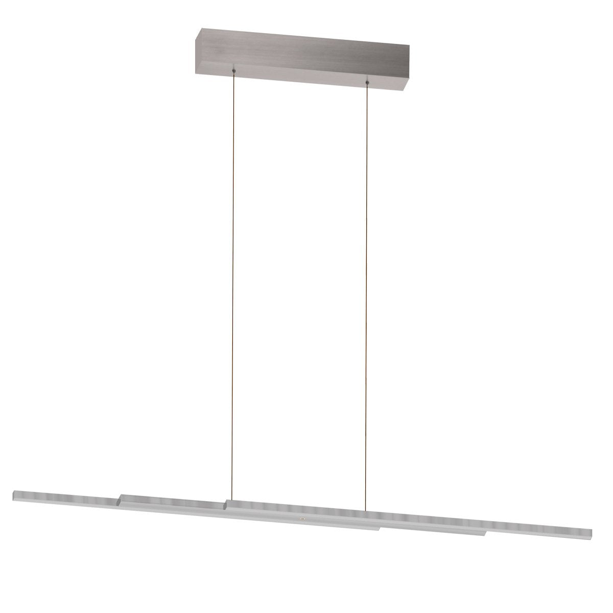 Suspension luminaire Bande argenté