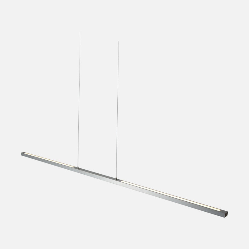 150 cm steel linear LED pendant light, dual up/down lighting with dimmer | Strip