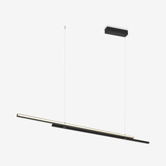 Halo black pendant light