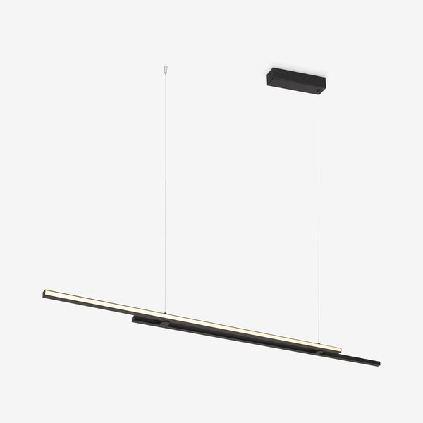 Halo black pendant light