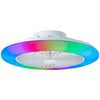 Ventilateur de plafond lumineux Salerno blanc