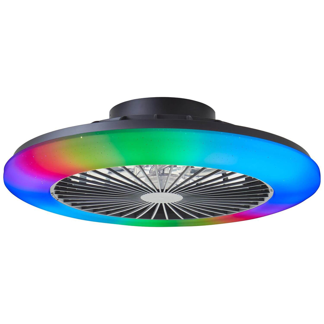 Ventilateur de plafond lumineux | Salerno Noir
