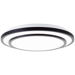 Plafonnier Luciano noir et blanc, Ø 49,5 cm