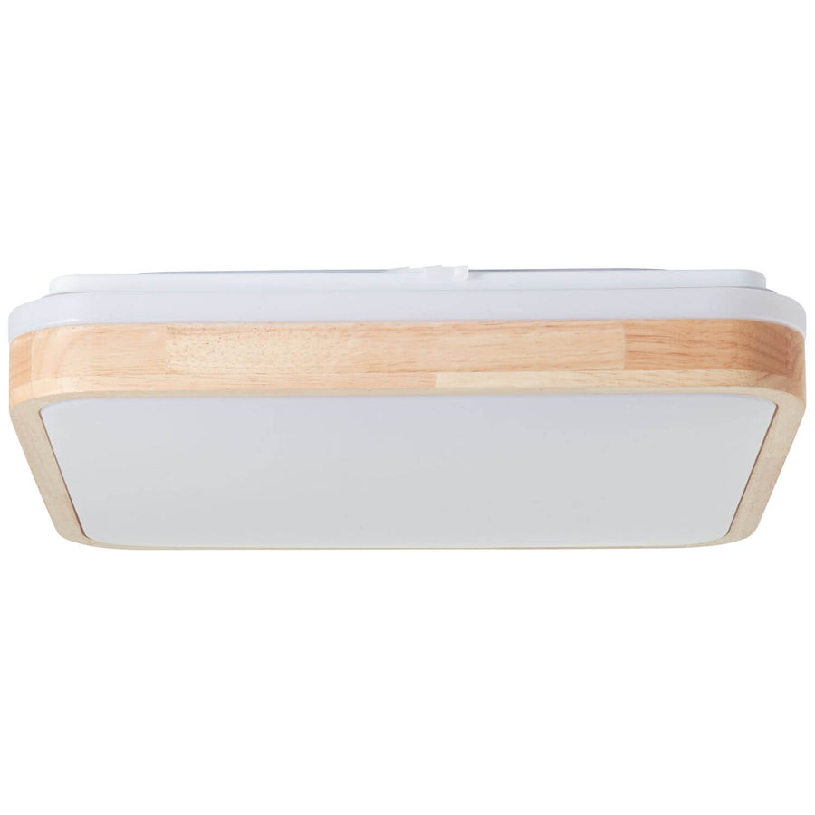 Plafonnier Tumeo bois clair et blanc