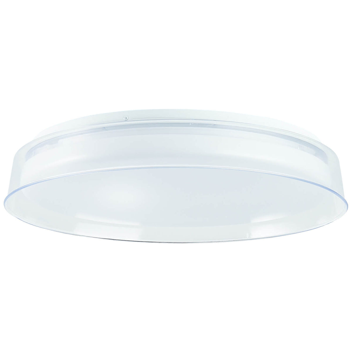 Plafonnier Leanna transparent et blanc