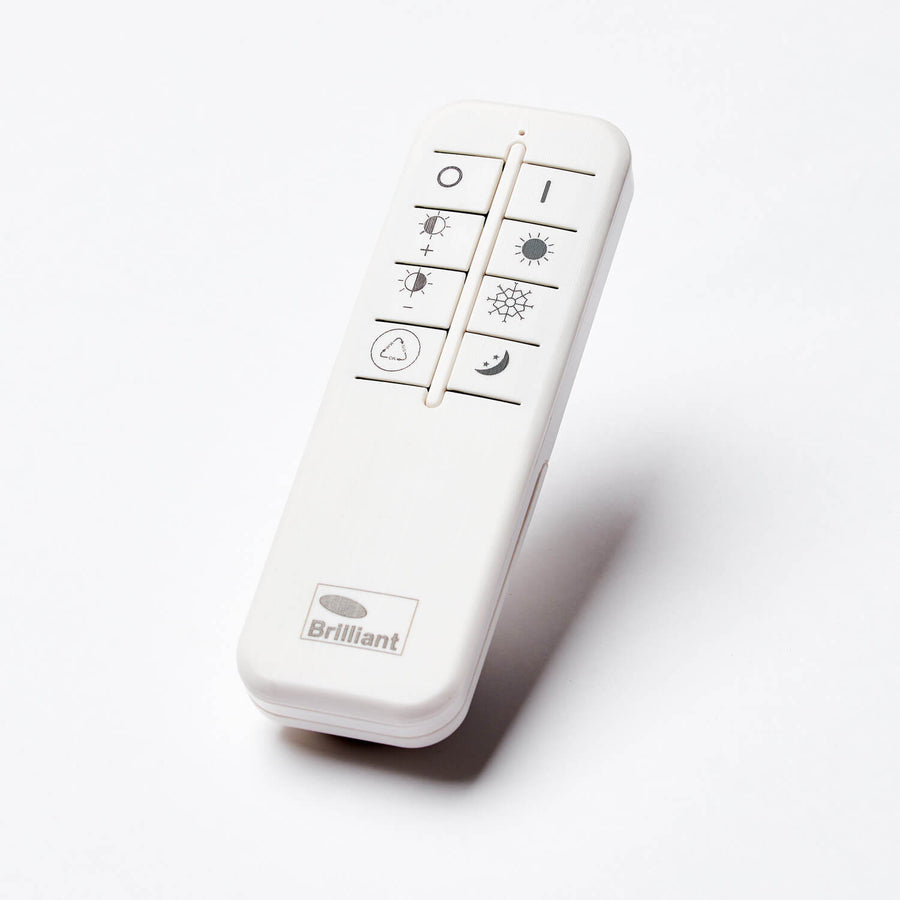 Plafonnier Burlie transparent et blanc