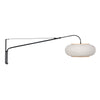 Silva-Alba black wall lamp