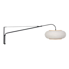 Silva-Alba black wall lamp