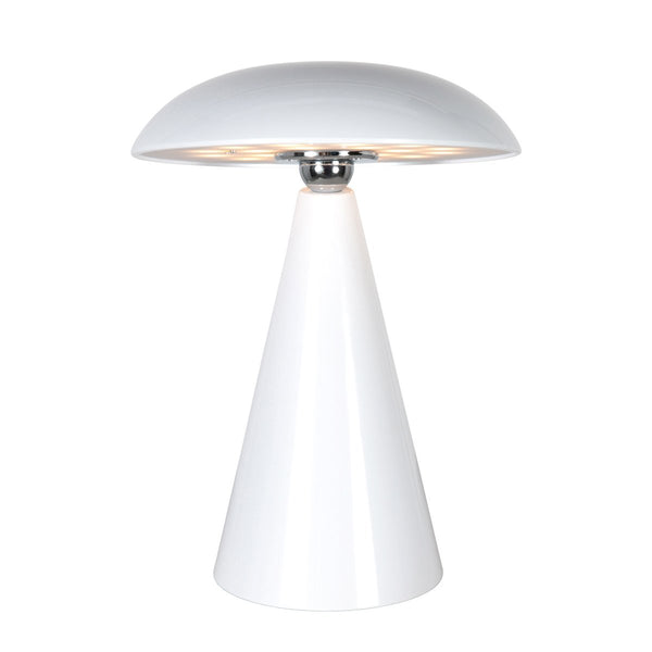 Mush table lamp white
