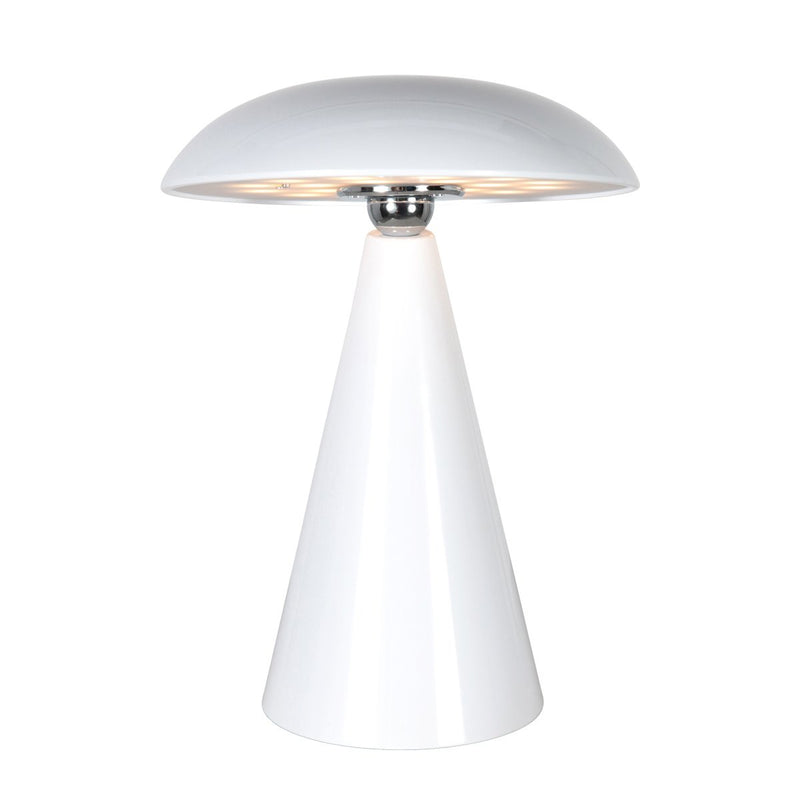 Mush table lamp white