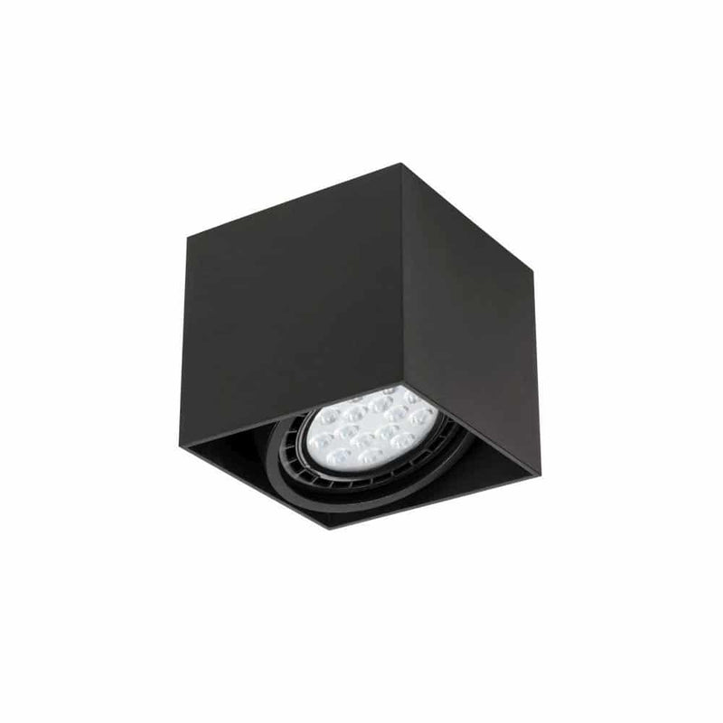 Spot plafond Cardi I noir