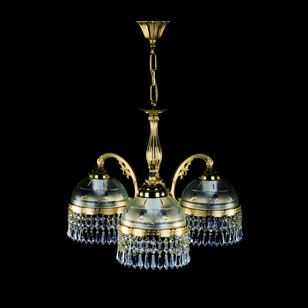 Brass chandelier L330CLN
