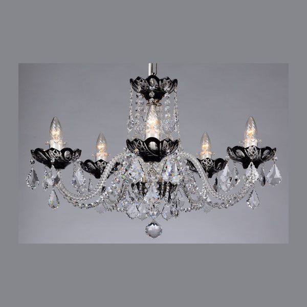 BLACK-SPS crystal chandelier