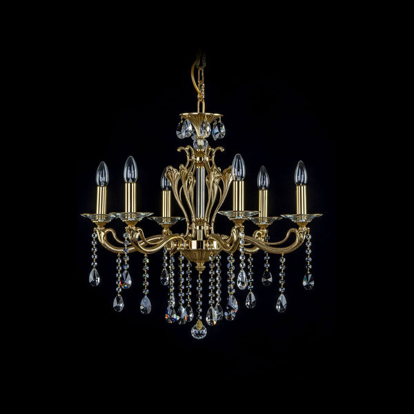 AL248 brass chandelier