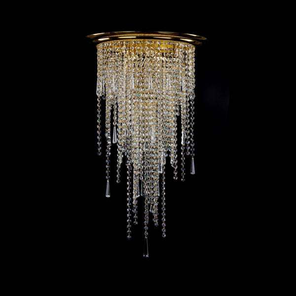 AL252 spiral crystal pendant light