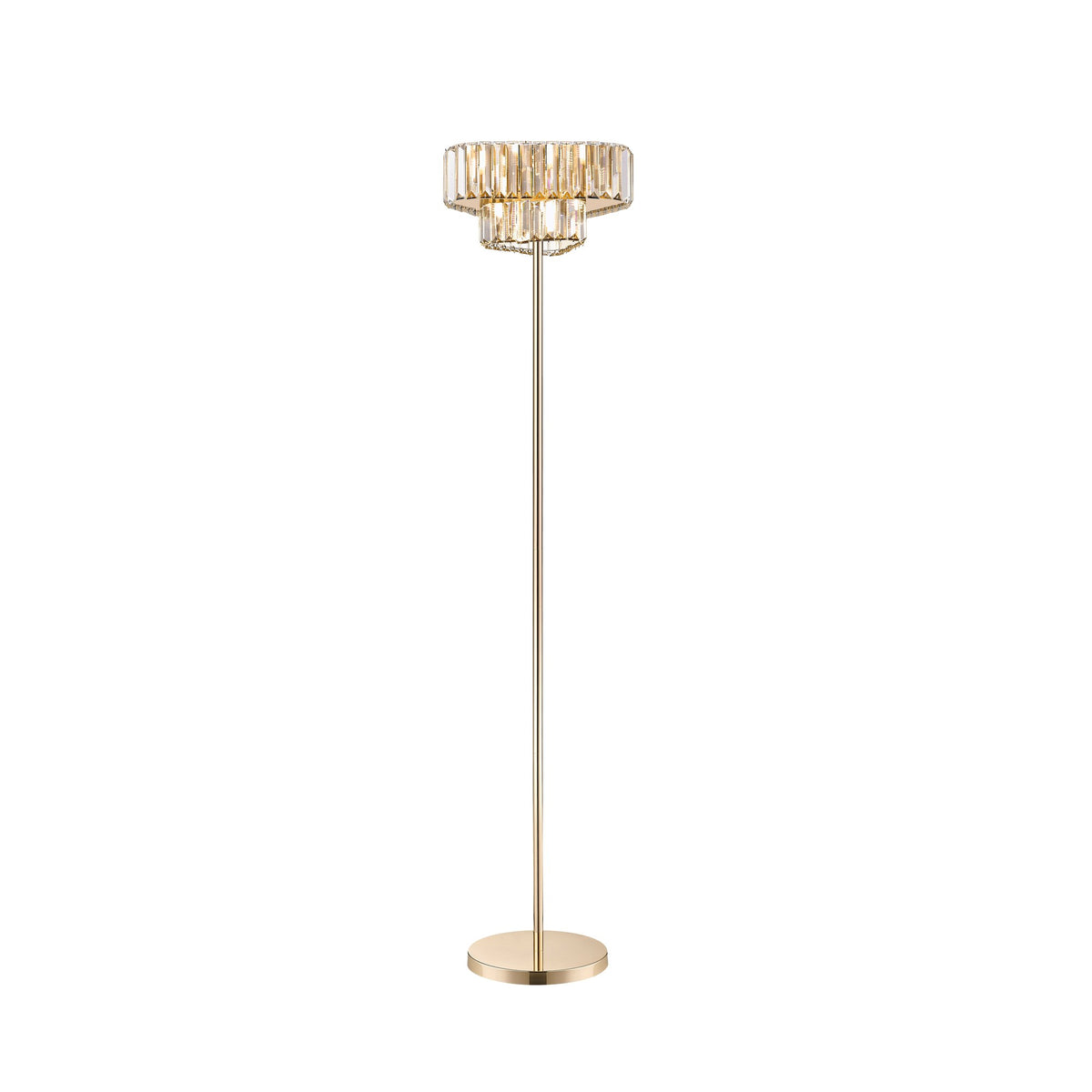 Lampadaire salon | Helios Doré