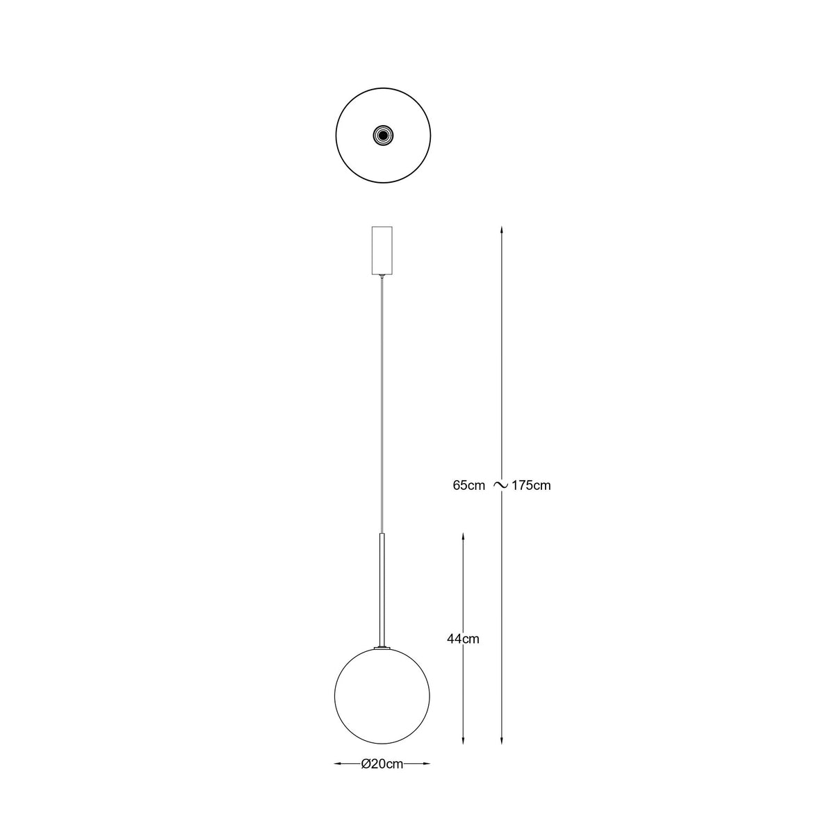 Suspension luminaire | Milan