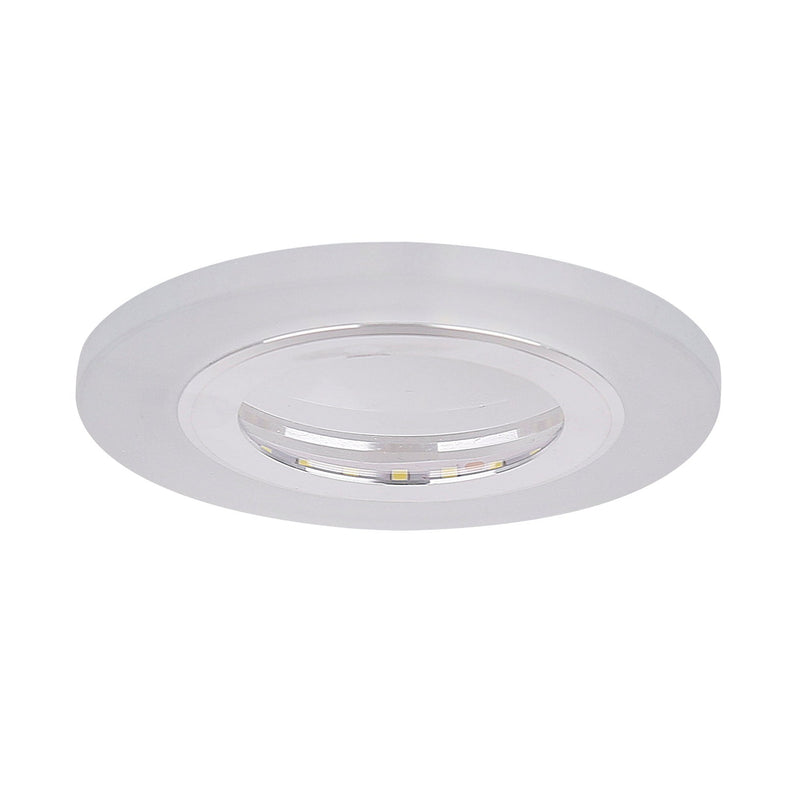 Spot encastrable LED SSP-27 2 lumières argenté, verre