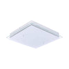 Applique murale Fres 2 chromée, verre, L 38 cm