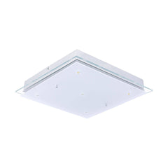 Applique murale Fres 2 chromée, verre, L 38 cm
