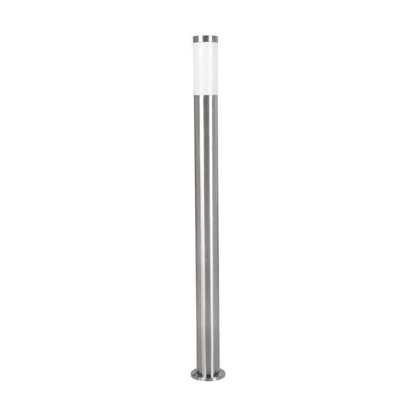 Lampadaire extérieur Helsinki inox et blanc (81752)