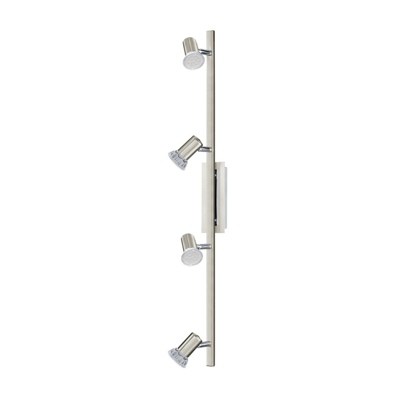 Spot Rottelo nickel satiné, L 78 cm