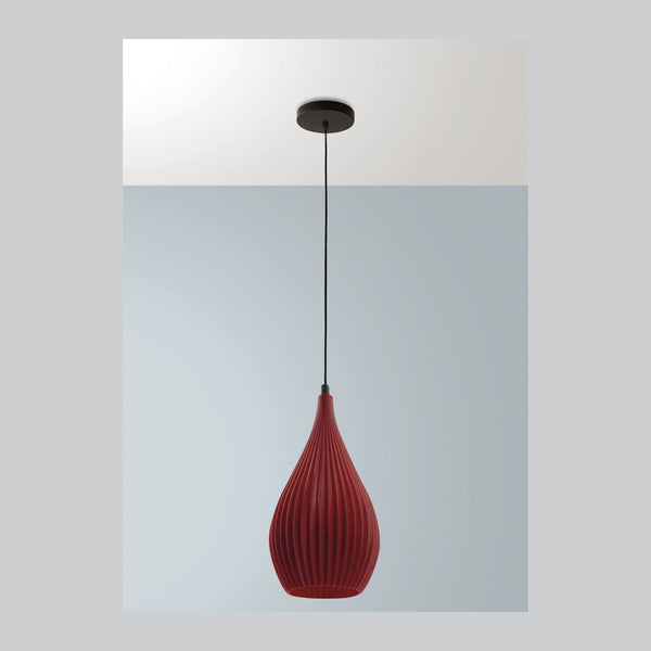 Suspension Lisa rouge