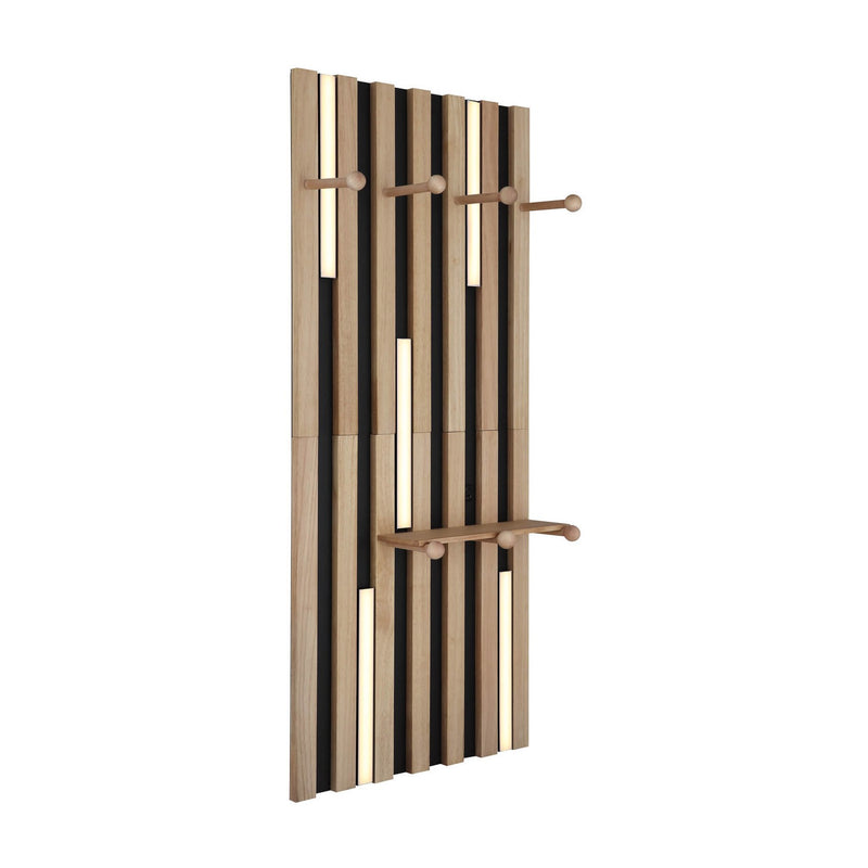Applique murale Duane noire mat