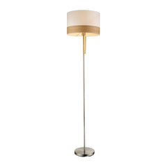 Lampadaire Chipsy nickel satiné