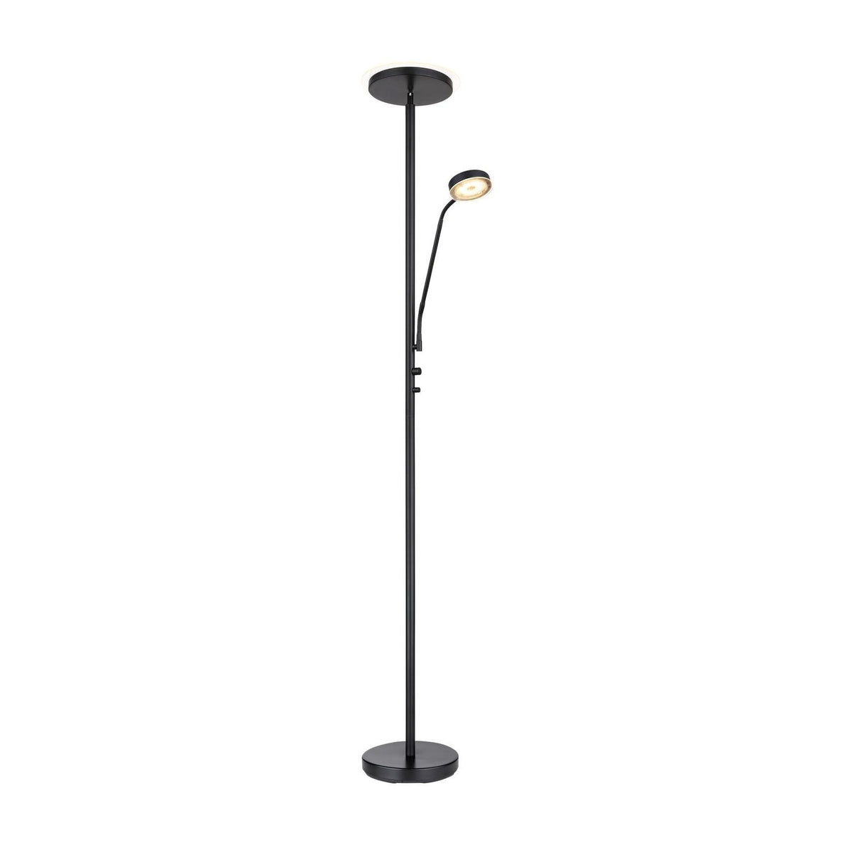 Lampadaire Ernst noir mat