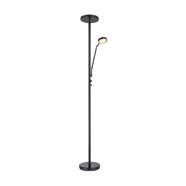 Lampadaire Ernst noir mat