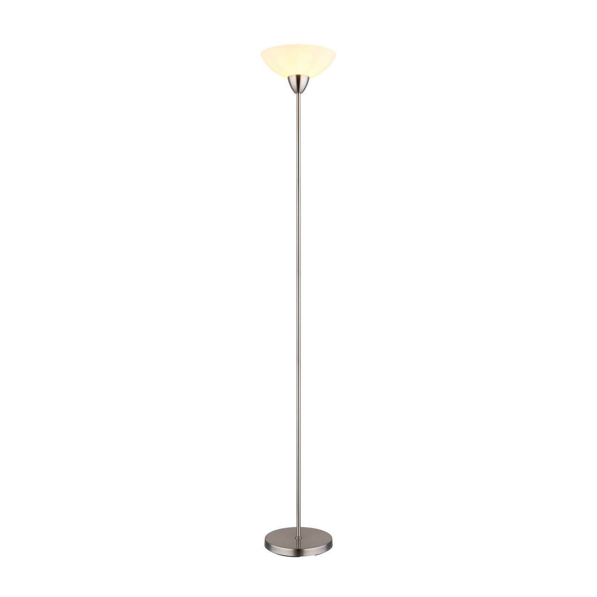 Lampadaire Lima nickel satiné
