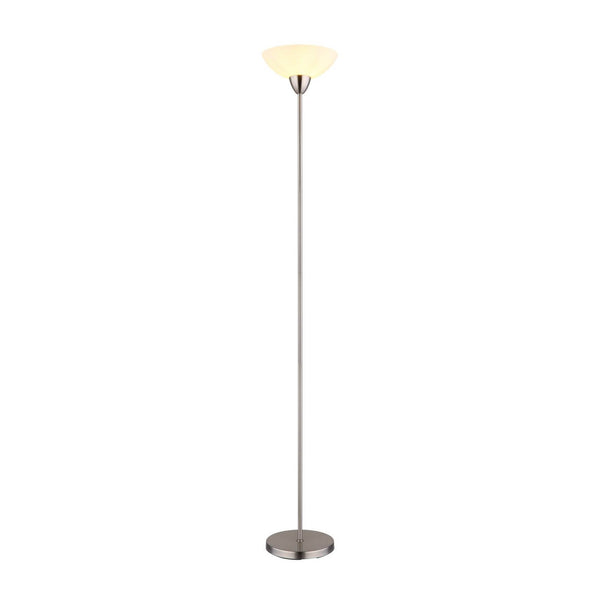 Lampadaire Lima nickel satiné