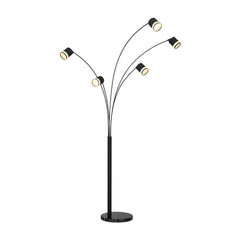 Lampadaire Lucero noir mat