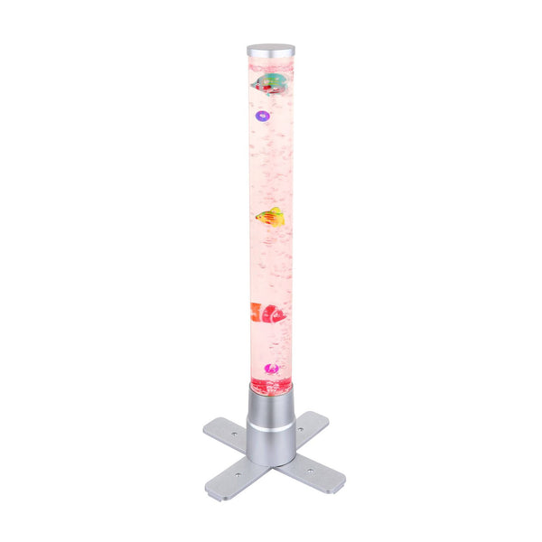 Lampadaire Mendoza argenté, H 61,1 cm