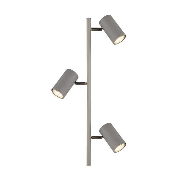 Lampadaire Robby noir et chromé