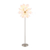 Lampadaire Udo nickel satiné