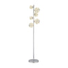 Lampadaire Virina chromé