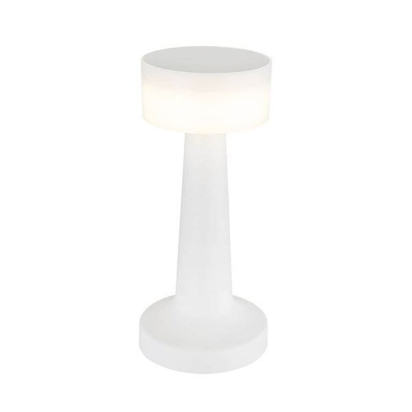 Lampe à poser Angelika blanche mat