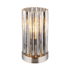 Lampe à poser Cayden nickel satiné