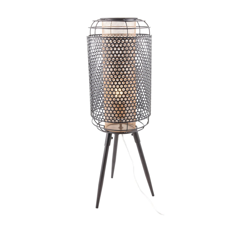 Lampe à poser Denton noire mat