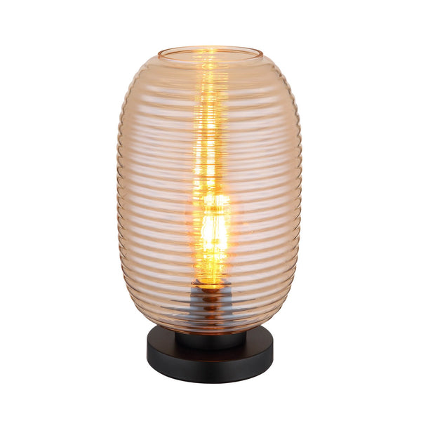 Lampe à poser Jefrey noire mat (15794TA)