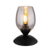 Lampe à poser Kuwaita noire mat