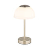 Lampe à poser Sarima nickel satiné