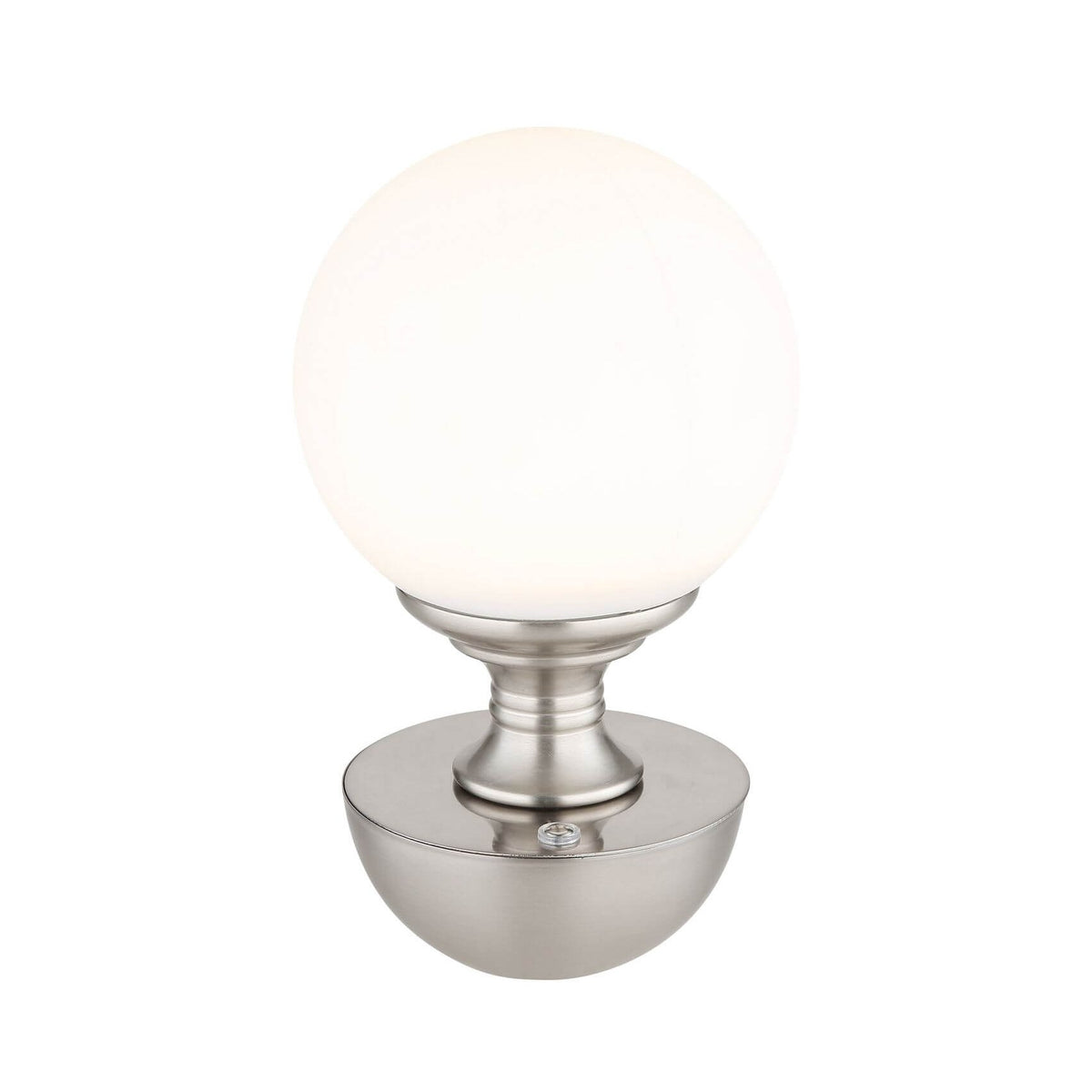 Lampe à poser Tabina nickel satiné