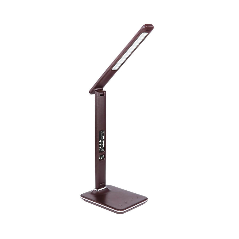 Lampe à poser Tanna marron foncé
